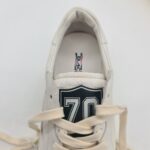 Back 70 sneakers uomo bianca con stemma nella liguetta