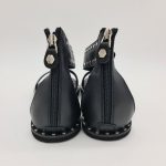 Cult Roshelle3885 sandalo donna nero fibbia nella caviglia e borchie