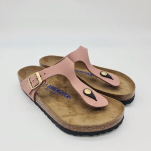 BIrkenstock Gizeh pelle old rose infradito donna