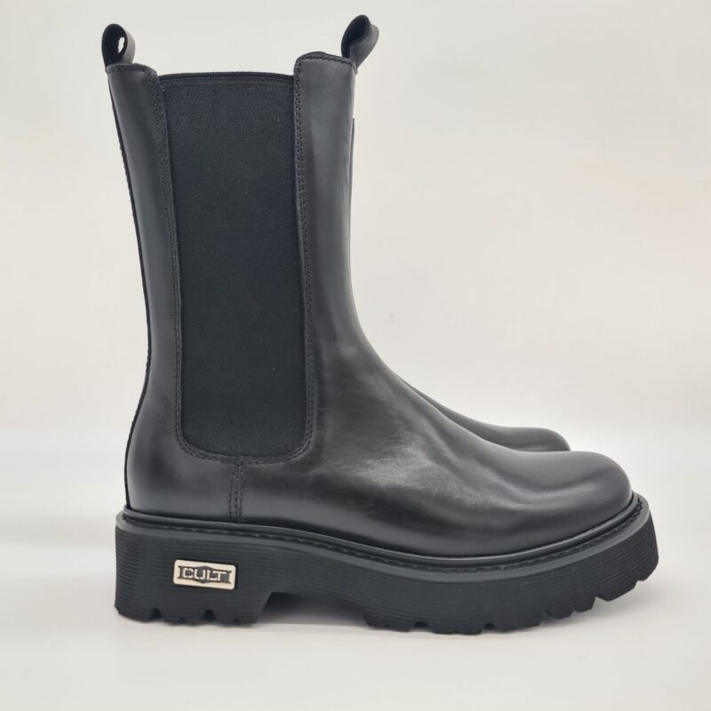 Cult stivaletto alto platform Slash 3267 nero donna