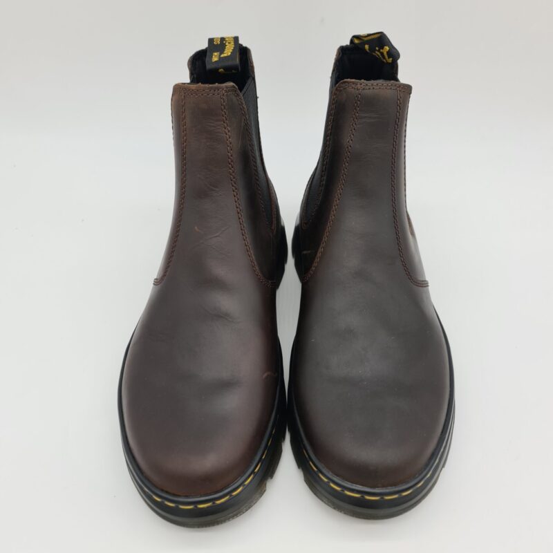 Dr. Martens stivaletto Embury pelle ingrassata marrone uomo