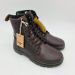 Dr. Martens Combs Leather anfibio uomo pelle ingrassata marrone