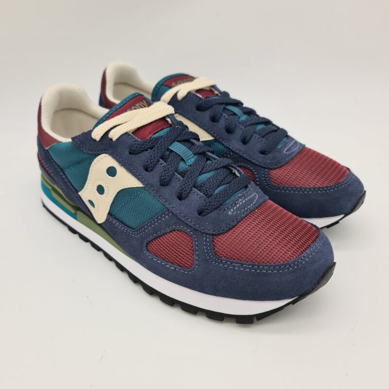 Saucony Shadow sneakers uomo blu bordeaux
