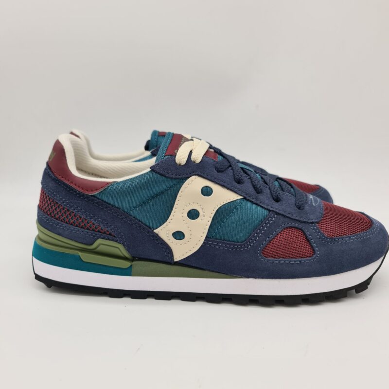 Saucony Shadow sneakers uomo blu bordeaux