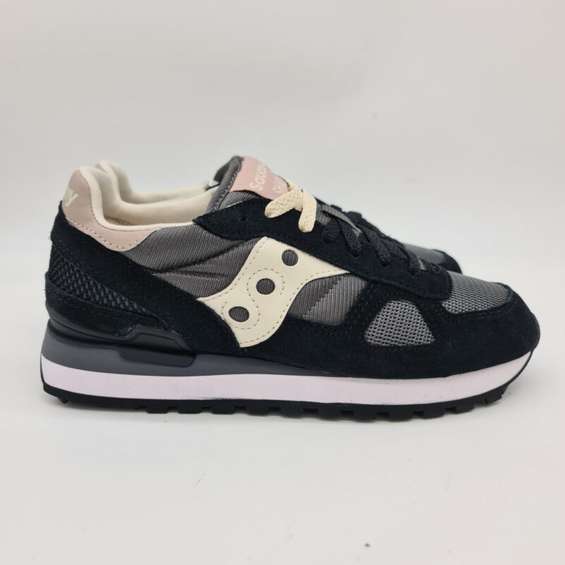 Saucony Shadow sneakers donna nera e grigia