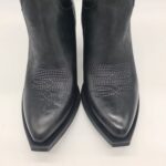 Divine Follie stivale texano donna con borchie e ricami tacco 8 cm