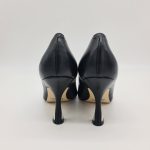 Guess décolleté pelle nera tacco a rocchetto 9 cm