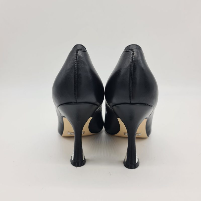 Guess décolleté pelle nera tacco a rocchetto 9 cm