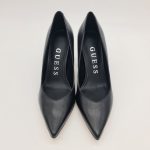 Guess décolleté pelle nera tacco a rocchetto 9 cm