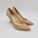 Guess décolleté vernice nude tacco a rocchetto 9 cm
