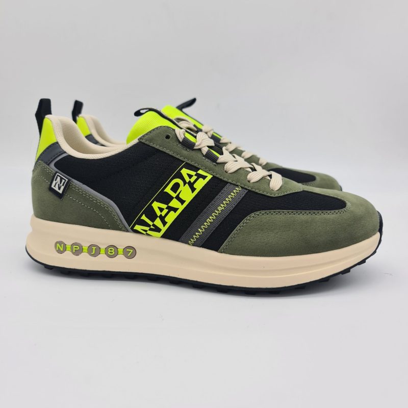 Napapijri sneakers uomo verde logo piccolo