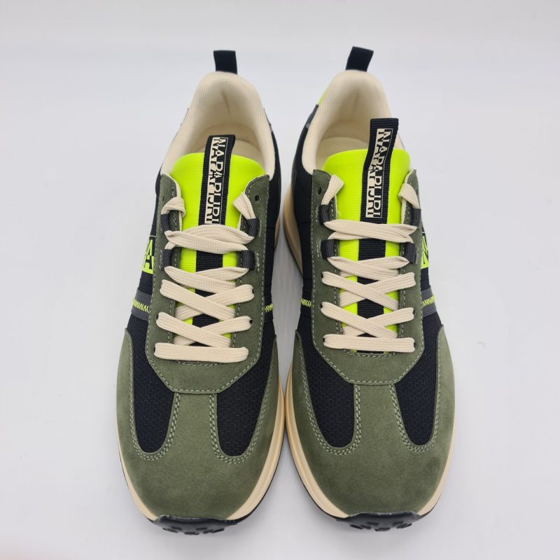 Napapijri sneakers uomo verde logo piccolo