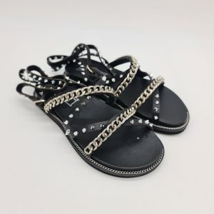 Cult Roshelle 3886 sandalo nero con borchie cinturino alla schiava donna