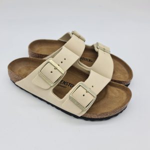 Birkenstock Arizona pelle nabuk ecru donna