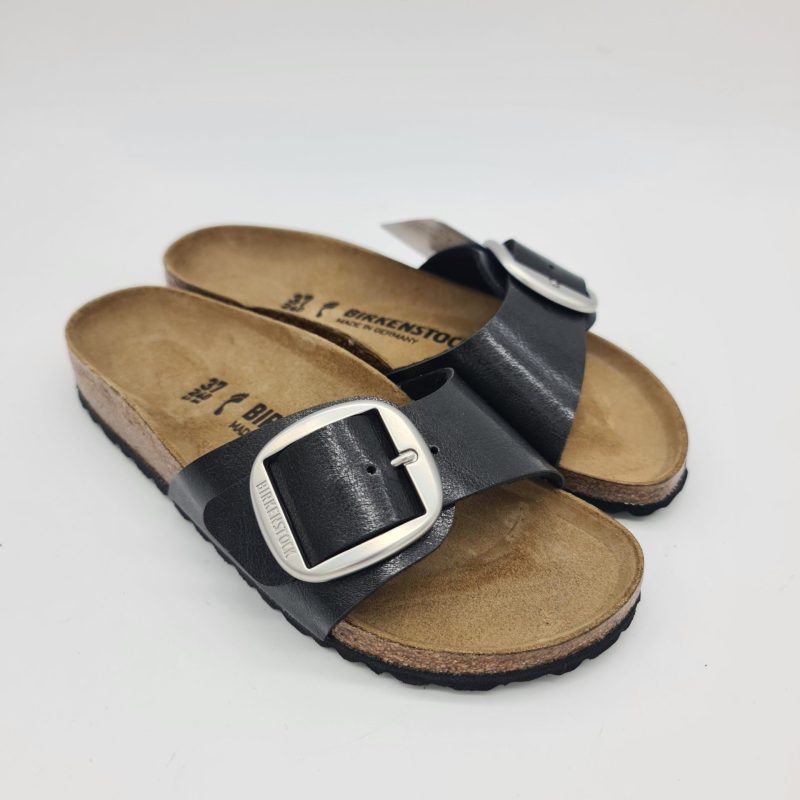 Birkenstock Madrid Big Buckle ciabatta graceful licorice donna