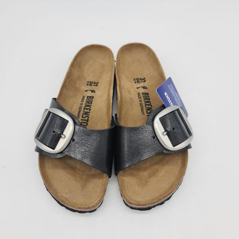 Birkenstock Madrid Big Buckle ciabatta graceful licorice donna