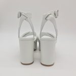 Guess sandalo donna bianco tacco e plateau 9 cm