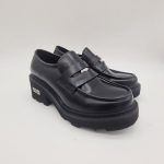 Cult mocassino Grace 3923 nero donna con tacco e platform
