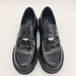 Cult mocassino Grace 3923 nero donna con tacco e platform