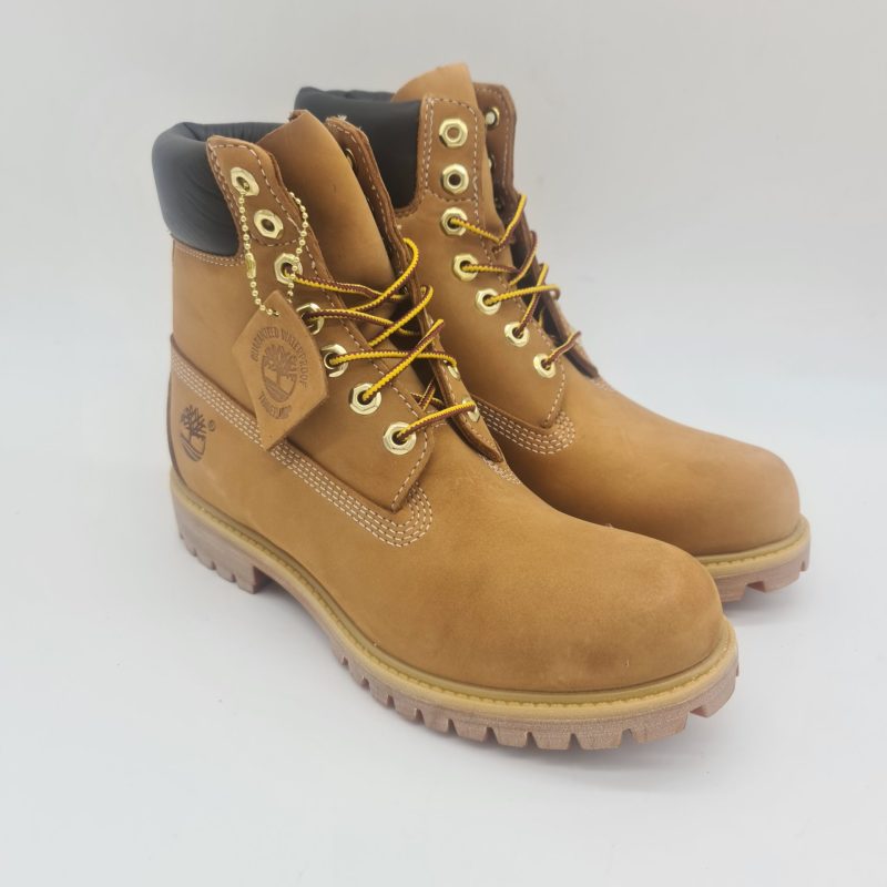Timberland Premium scarponcino 6 buchi uomo nabuk giallo