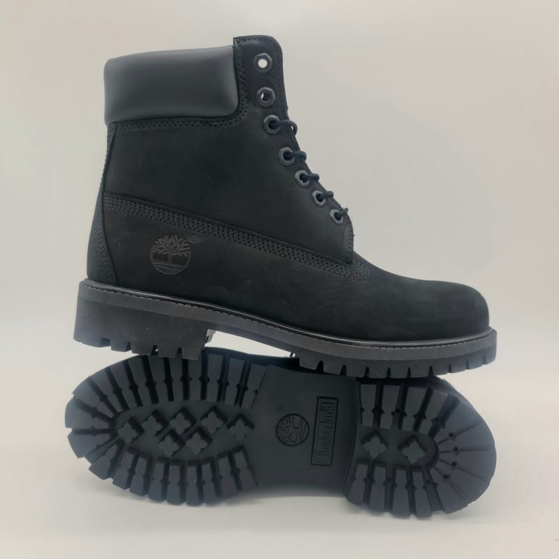 Timberland Premium scarponcino 6 buchi uomo nabuk nero