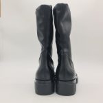 Les Tulipes tronchetto donna nero gambale elasticizzato
