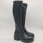 Les Tulipes stivale donna nero gambale elasticizzato