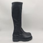Les Tulipes stivale donna nero gambale elasticizzato
