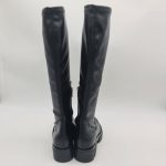 Les Tulipes stivale donna nero gambale elasticizzato