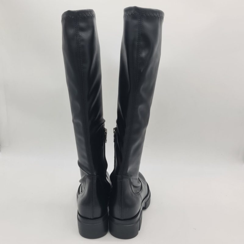 Les Tulipes stivale donna nero gambale elasticizzato