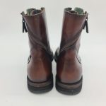Felmini scarponcino donna in pelle spazzolata marrone