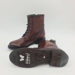 Felmini scarponcino donna in pelle spazzolata marrone