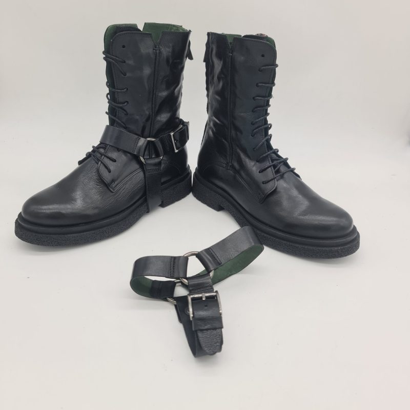 Felmini anfibio donna nero con ghetta removibile