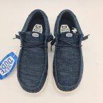 Hey Dude snekers uomo Wally stretch sox blu