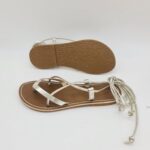 Le Salentine sandalo infradito alla schiava oro chiaro donna