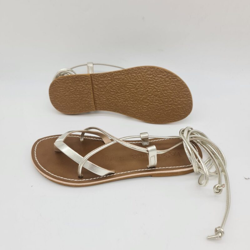 Le Salentine sandalo infradito alla schiava oro chiaro donna