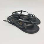Le Salentine sandalo infradito nero donna