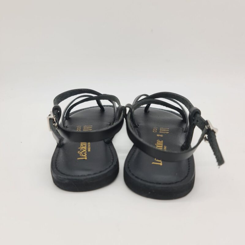 Le Salentine sandalo infradito nero donna