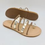 Le Salentine ciabatta donna infradito con strass oro