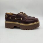 Timberland Stone street scarpa barca donna platform marrone rootbeer