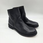 Felmini stivaletto donna con spacchetti laterali lavado nero