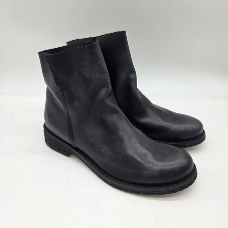 Felmini stivaletto donna con spacchetti laterali lavado nero