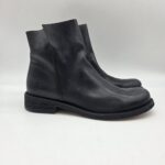 Felmini stivaletto donna con spacchetti laterali lavado nero