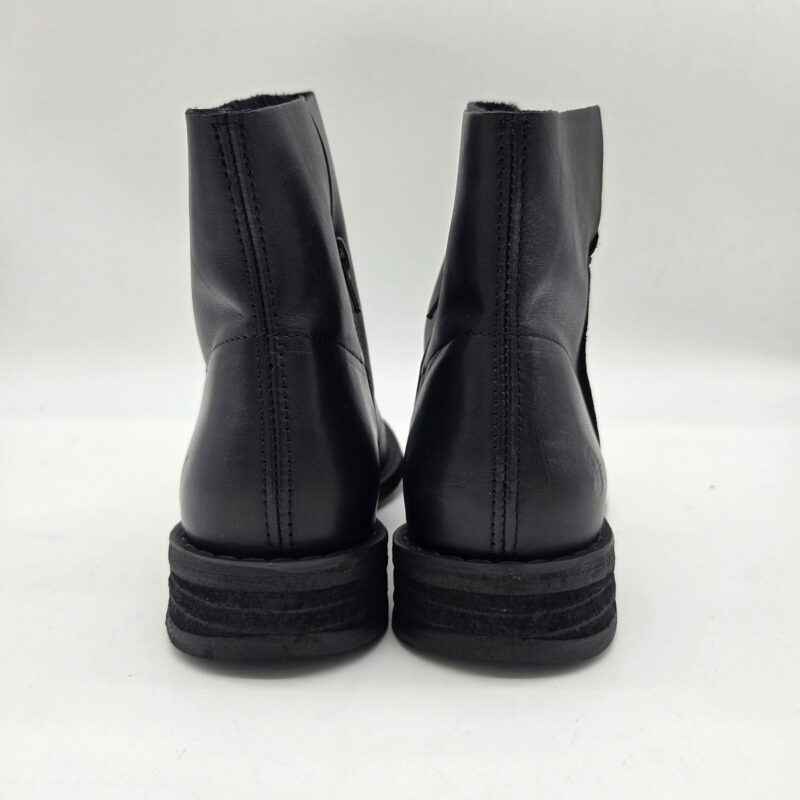 Felmini stivaletto donna con spacchetti laterali lavado nero