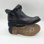 Felmini stivaletto donna con spacchetti laterali lavado nero