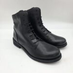 Felmini scarponcino donna nero con zip dietro