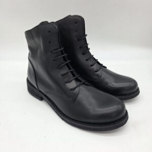 Felmini scarponcino donna nero con zip dietro