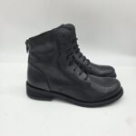 Felmini scarponcino donna nero con zip dietro