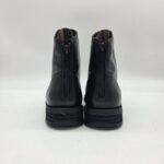 Felmini scarponcino donna nero con zip dietro
