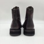 Felmini scarponcino donna marrone con zip dietro